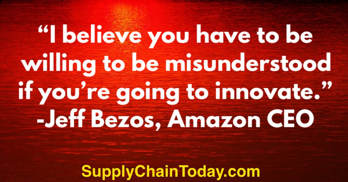 LogisticsStuff's tweet image. Quotes by Jeff Bezos.  Founder of Amazon.  Former CEO of Amazon. One of the richest men in the world. #JeffBezosQuotes #CEOQuotes #BusinessQuotes #supplychaintoday #AmazonQuotes