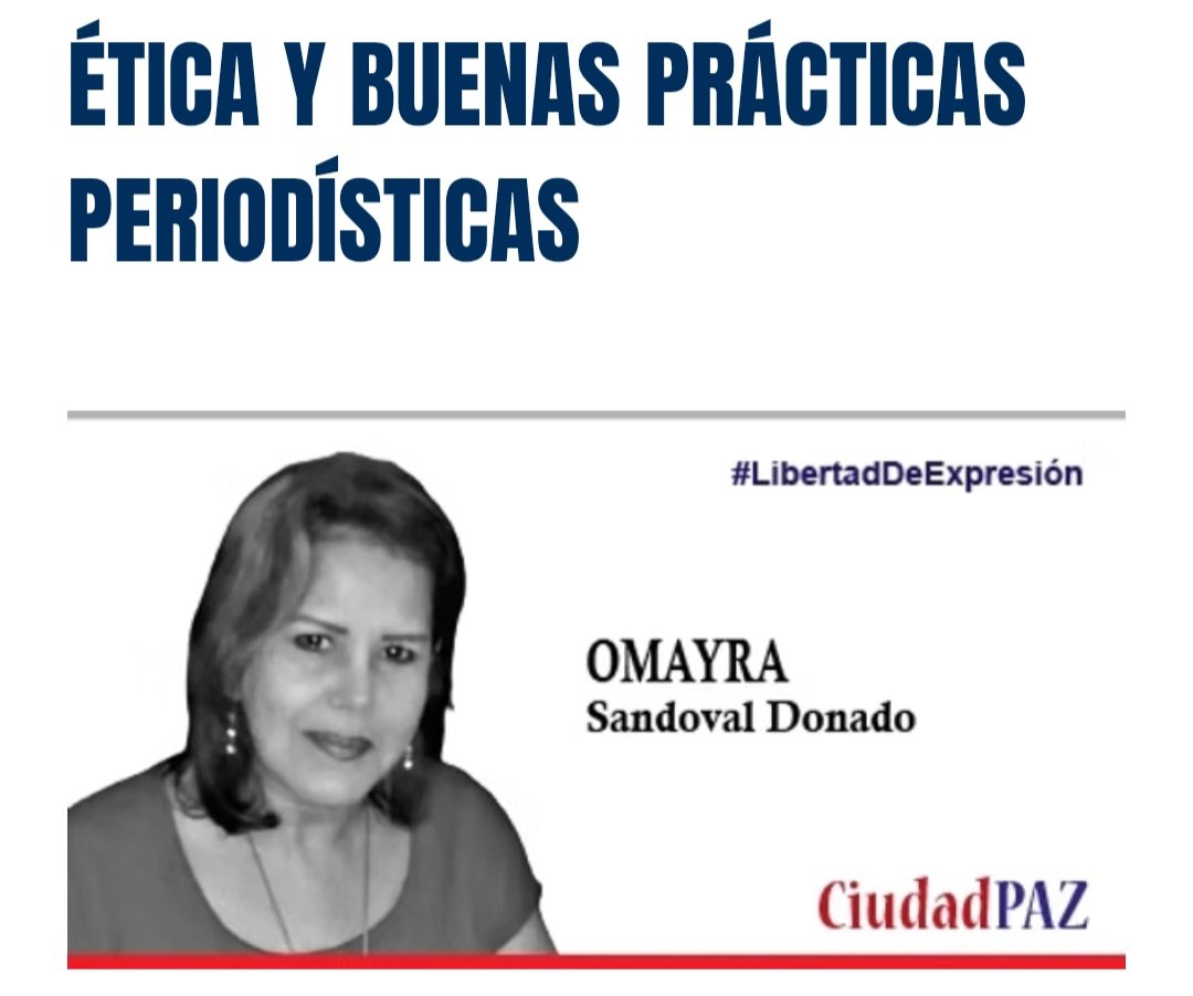 #LibertadDeExpresión |

Déjanos tu opinión...

Invitamos a leer, comentar y compartir la nota de Omayra Sandoval Donado.

ÉTICA Y BUENAS PRÁCTICAS PERIODÍSTICAS

ciudadpaz.com/single-post/%C…

#BuenasPrácticas
#PeriodismoÉtico