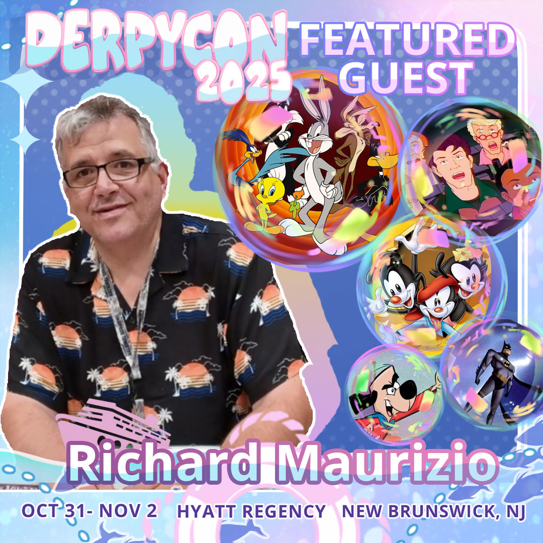 DerpyCon's tweet image. Introducing our first Industry Guest for DerpyCon 2025, Richard Maurizio!

A veteran artist, writer and Comic-Con regular, Richard Maurizio has contributed artwork to some of the most iconic and beloved cartoons of our time.

More Info Here!:  d.erpy.link/13287