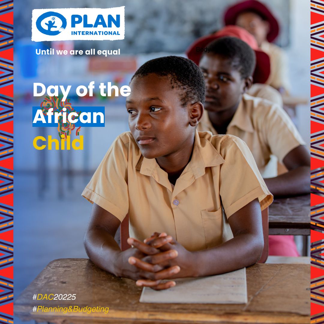 Today, we celebrate the Day of the African Child! 

This year's theme, "Planning &amp; Budgeting for Children's Rights: Progress since 2010", reminds us of the importance of prioritising children's rights in our planning and budgeting processes.