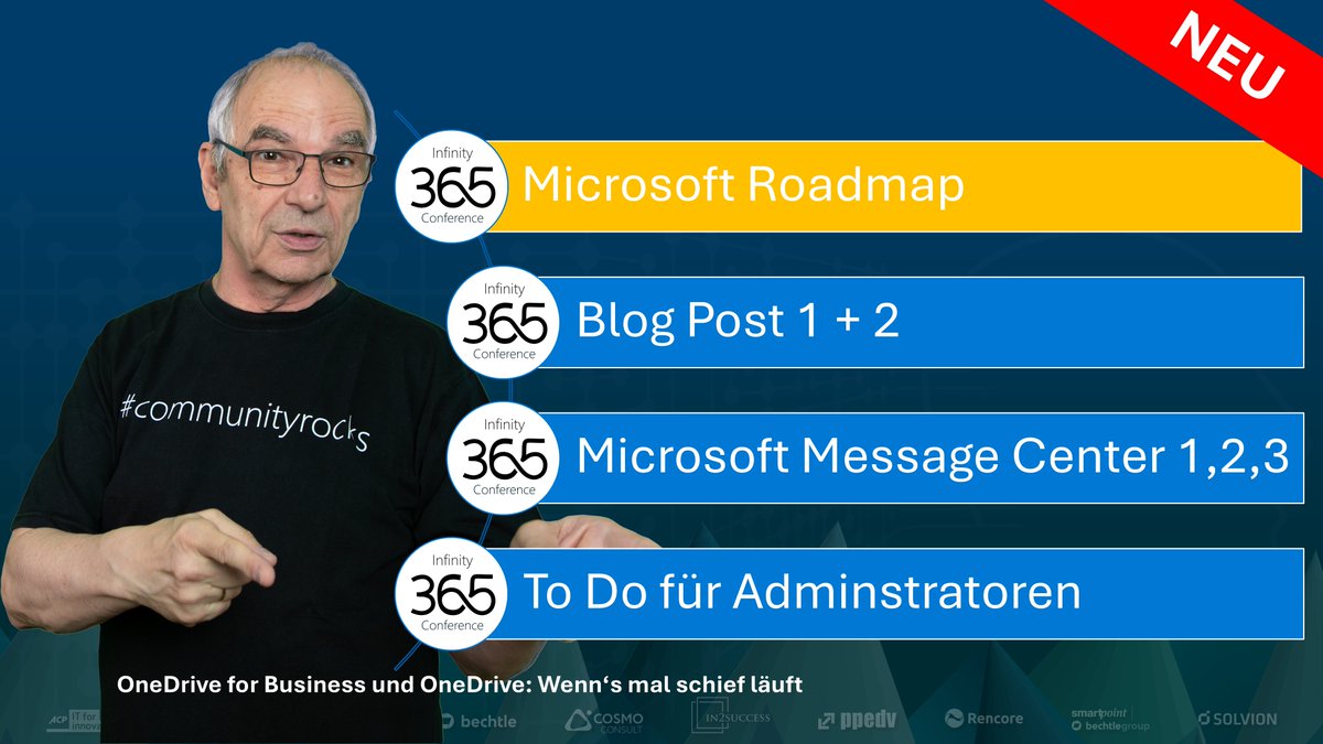 #OneDrive for Business &amp; OneDrive Personal: 

Ende April hat Microsoft auf der Roadmap eine problematische Funktion vorgestellt

💡Veranstaltung: Infinity 365
💡Ort: Salzburg, Messezentrum
📅Datum: 23.-25.Juni 2025

Link: bit.ly/4kAg7Bp

#Microsoft #Datenleck #OD #ODFB