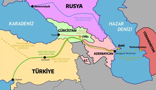 🇦🇿 ➡️ 🇮🇱
Azerbaycan, İsrail’e  petrol ihraç eden ülkelerden sadece birisi!
İlk 5 de müsülman arap ülkeleri. Biz 6. sıradayız.
2024’te İsrail, Azerbaycan’dan 17 milyar $ değerinde petrol aldı.
⛽ Bu petrol BTC boru hattıyla Ceyhan’a, oradan Aşkelon limanına taşınıyor.
🇹🇷 Türkiye