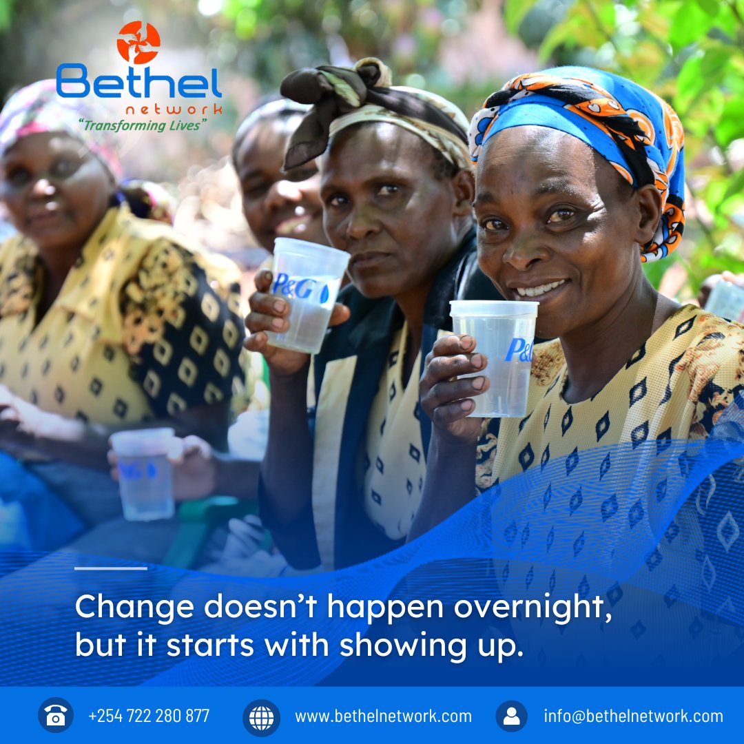 "Change doesn’t happen overnight, but it starts with showing up.
Whether it’s empowering women, supporting our youth, or planting seeds of hope, every small action adds up.
Let’s keep moving forward together. 💪
#MotivationMonday #BethelNetwork #PurposeDriven"
