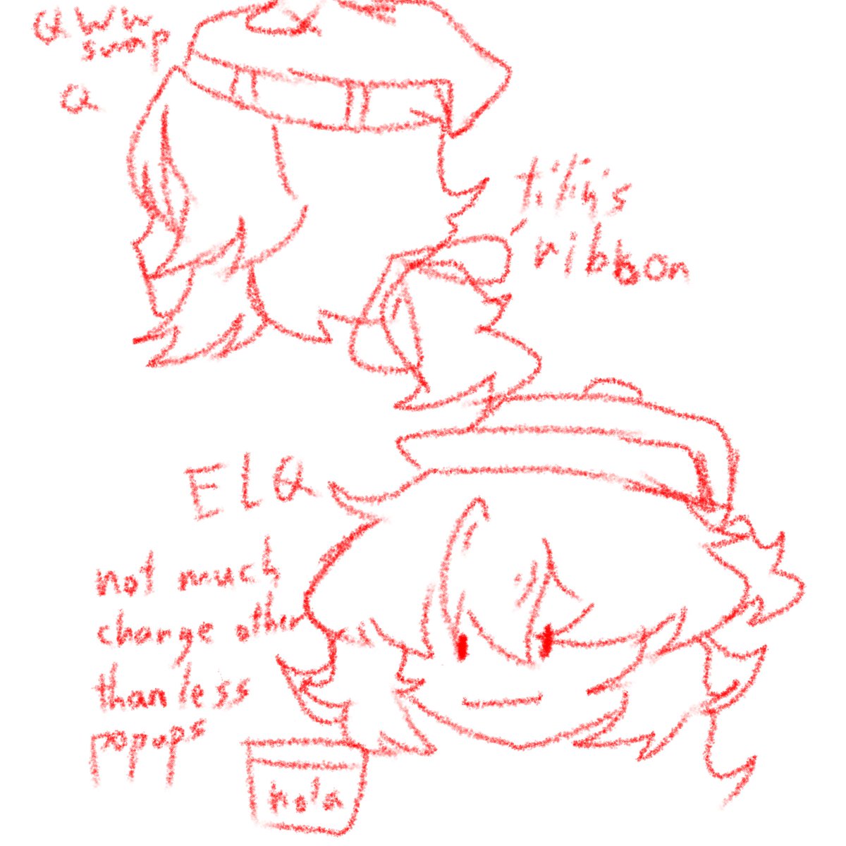 Tiny design changes in the QWW Quacktwins swap au (after tilín died, before purgatory/Q's software reset) #QuesadillaWebWorld