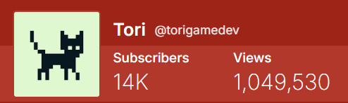 ToriGameDev's tweet photo. Ya somos 14.000 gatos !! 🗿😎
También hemos superado el 1.000.000 visitas !!
Gracias por este 1º año tan increíble en YouTube ❤

Os dejo con el VÍDEO especial 14K aquí !👇👇 https://t.co/mt3KDuXLL9