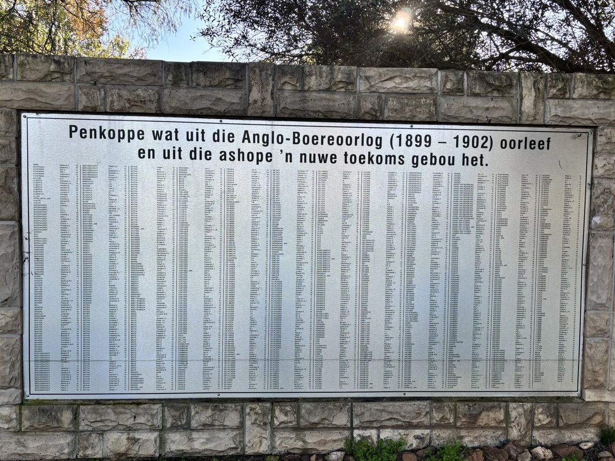 Today I will celebrate Concentration Camp day. Thousands of men, woman and children were killed in British concentration camps  in an effort to win the war against a small Boer force. The names here are some if the woman and boys (6-16) who survived and rebuild this country.