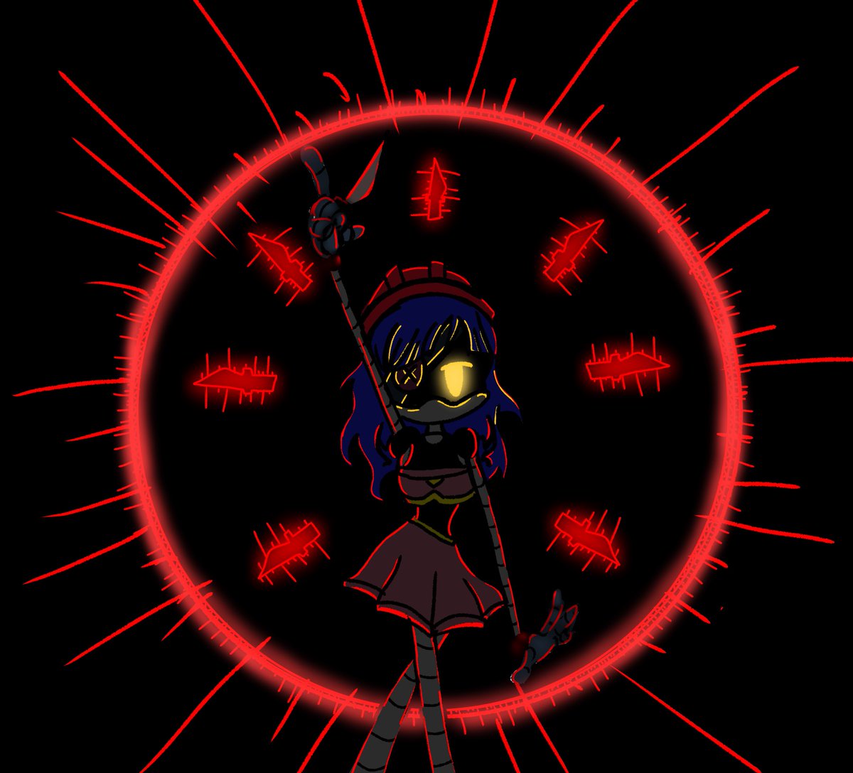 UND3RVO1DER's tweet photo. Doll 🗣️ (if you saw the previous post ignore that it never happened) #mdtwt #murdedronesfanart #murdedronesfanart #Doll https://t.co/PXMNFy6adD