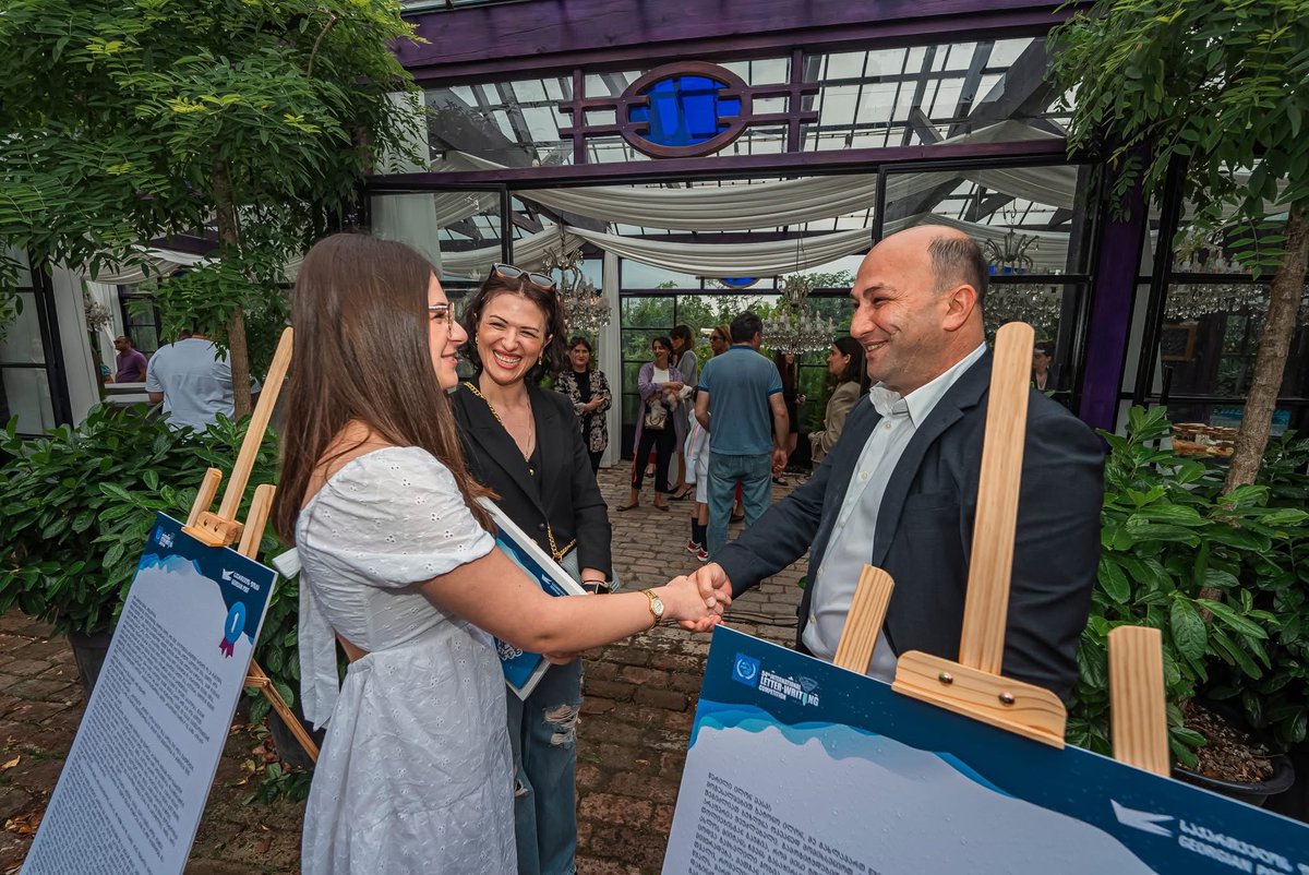 🇬🇪✉️ The winner of the Universal Postal Union's International Letter-Writing Competition has been announced in Georgia! 🏆📬 #UPU #LetterWriting #Georgia #YouthVoices