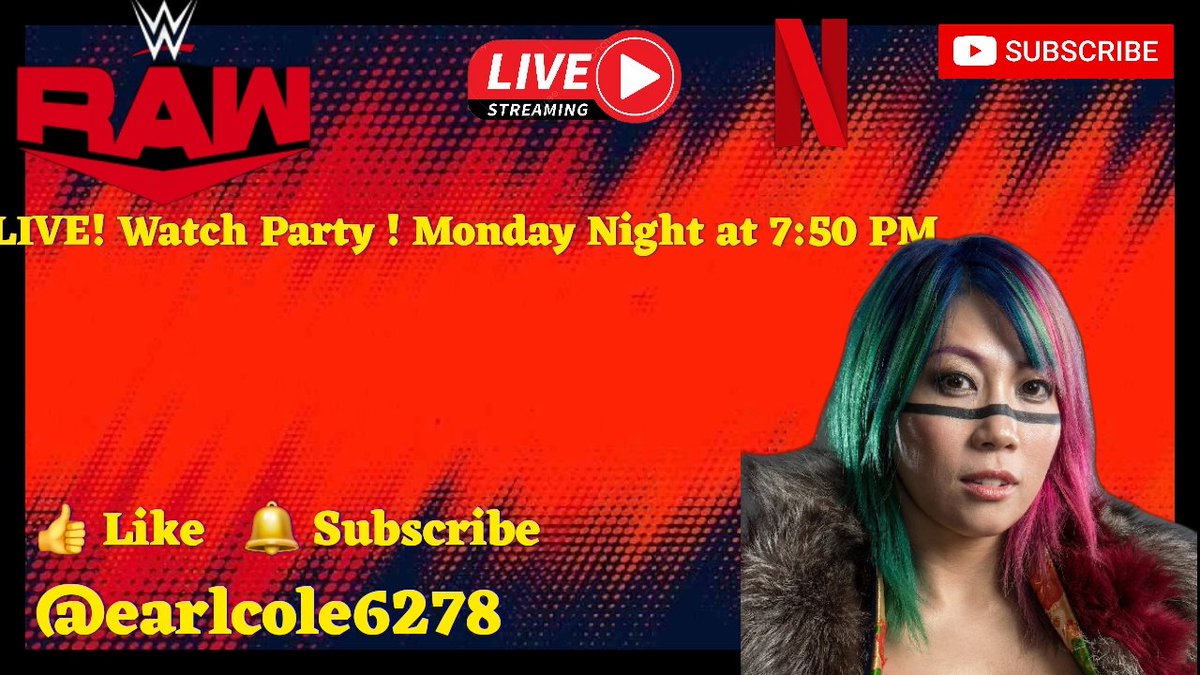WWEEarlC's tweet photo. Tomorrow night, the #WWERaw Watch Party is back!
Live from #GreenBayWI, witness all the high-flying action as Asuka makes her epic return!
💥 Don’t miss a moment — LIKE 👍, SUBSCRIBE, and SHARE the hype!
Join me live for the action only The Wrestling Experience w/ Earl Cole can bring!

#Asuka #WWE #WWERaw #WatchParty #WrestlingCommunity #GreenBay #WrestlingExperience #WWERawWatchAlong
https://t.co/T4E1RGRTkV