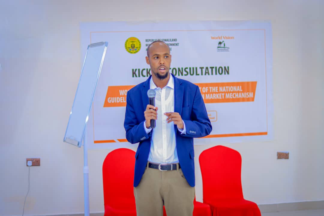 SomRePOfficial's tweet image. The Somali Resilience Program #SomReP, in collaboration with the Ministry of Environment & Climate Change @MOECC_JSL, supported the development of national guidelines for a Voluntary Carbon Market Mechanism — a key step in promoting carbon programming. The initiative aims to…