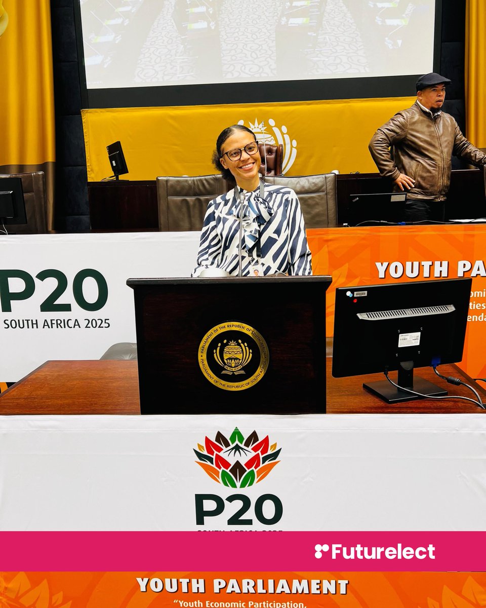 On this Youth Day, we celebrate the voices shaping South Africa’s future. 🇿🇦

On 13 June 2025, South African Futurelect Southern Africa Public Leadership Programme 2024/25 cohort members proudly participated in the P20 Youth Parliament.

#Futurelect #YouthDay2025
