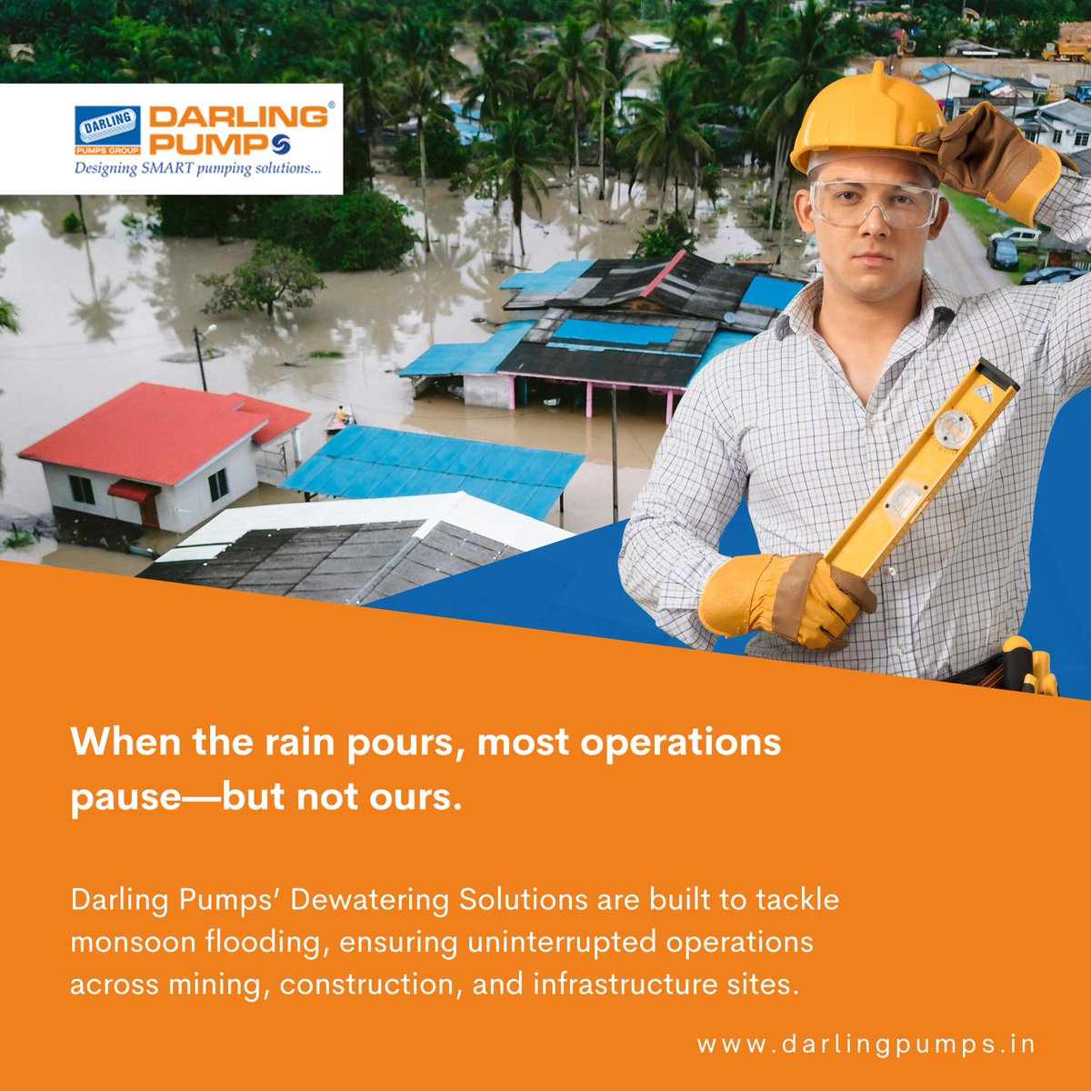 Darling_Pumps's tweet image. When the rain pours, most operations pause — but not ours.
Our dewatering pumps keep critical sites running through floods and downpours. Mining, infrastructure, construction — we keep them going.

#MonsoonSolutions #DewateringPumps #DarlingPumps #FloodReady