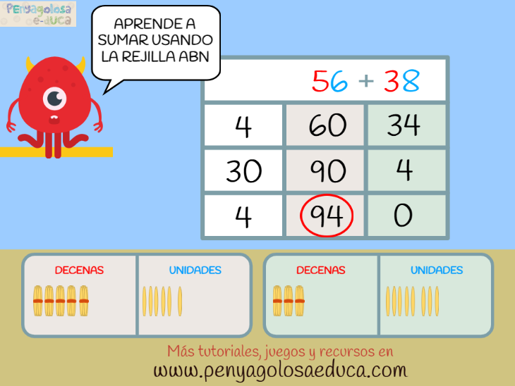 𝐓𝐮𝐭𝐨𝐫𝐢𝐚𝐥 𝐀𝐁𝐍 - 𝐒𝐮𝐦𝐚𝐬 𝐜𝐨𝐧 𝐫𝐞𝐣𝐢𝐥𝐥𝐚
Aprende a resolver problemas de sumar usando la rejilla ABN
penyagolosaeduca.com/category/tutor…

<a href="/CalculoABN/">Cálculo ABN</a> <a href="/penyagolosaedu/">Penyagolosa educa</a>