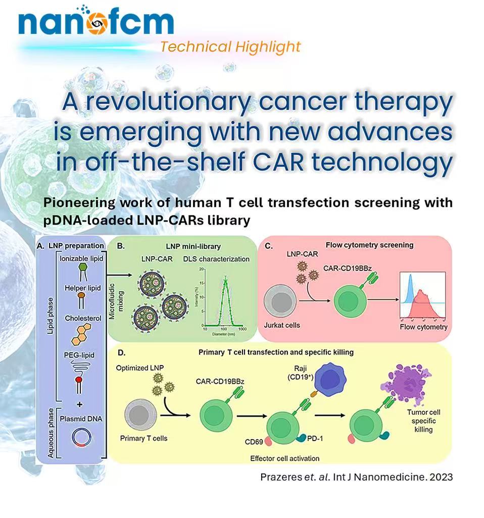 NanoFCM (@nano_fcm) on Twitter photo Off-the-shelf CAR-T skips leukapheresis & custom manufacturing, delivering QC-approved batches in days vs weeks. Game-changing speed for life-saving treatments!
How are you optimizing nanoparticle delivery for CAR reprogramming? #CART #CellTherapy #Biotech Off-the-shelf CAR-T skips leukapheresis & custom manufacturing, delivering QC-approved batches in days vs weeks. Game-changing speed for life-saving treatments!
How are you optimizing nanoparticle delivery for CAR reprogramming? #CART #CellTherapy #Biotech