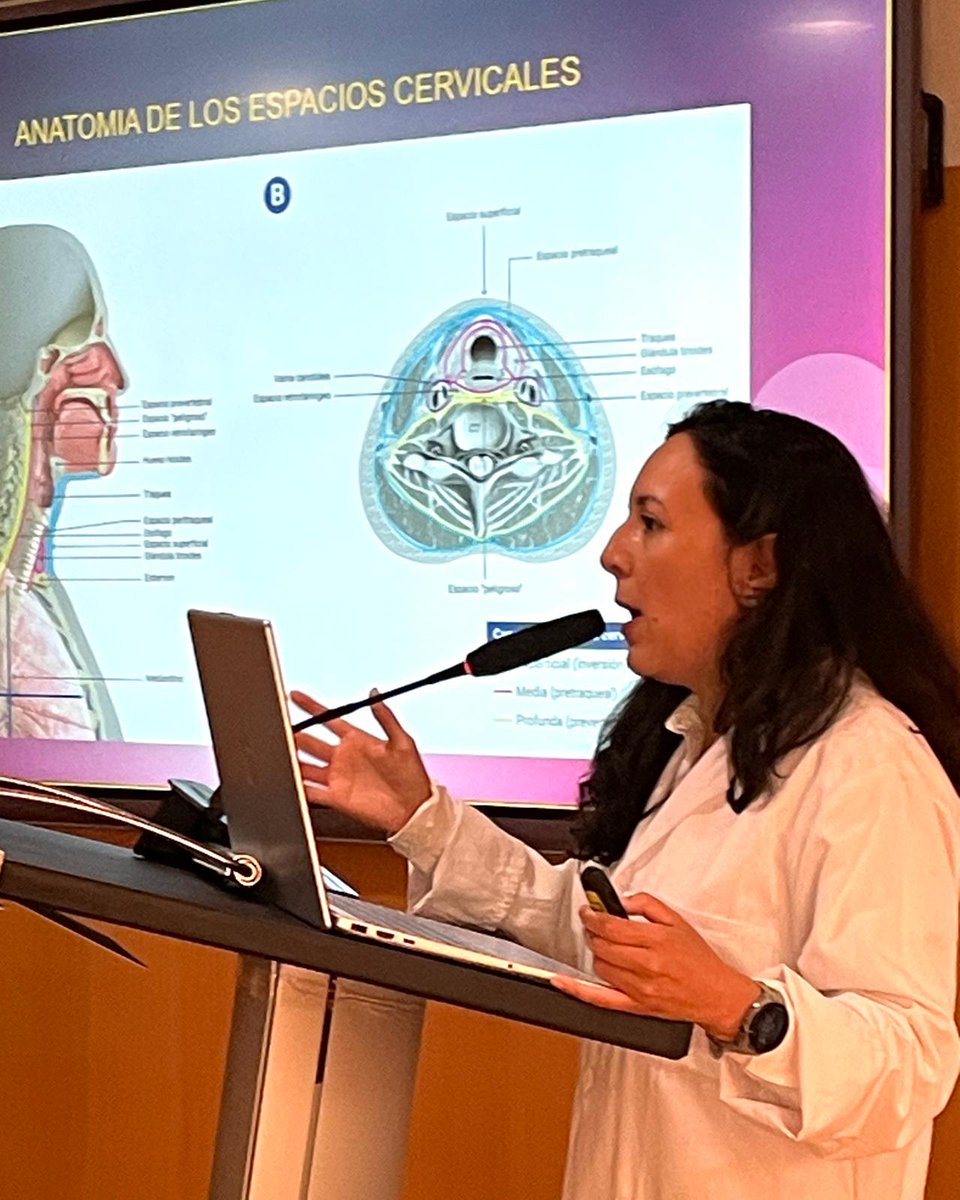 🗣Patología infecciosa de la faringe y abscesos cervicales profundos: diagnóstico y abordaje actual

👩‍⚕️ Sesión clínica de Mónica Rodríguez Briceño, del servicio de #Otorrinolaringología del Hospital Sant Joan d’Alacant

⏺️Revisión de las etiologías, diagnóstico y tratamiento
