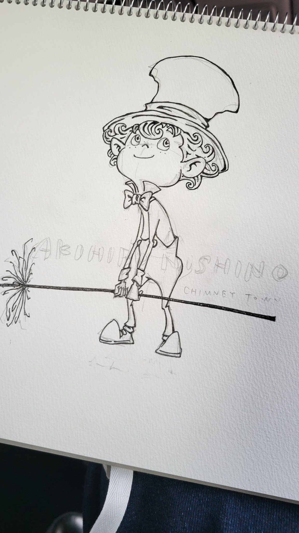 えんとつ町のプペル 原画 ルビッチ 原画】ルビッチ(CHIMNEYTOWN公式グッズの原画)【一点かぎり