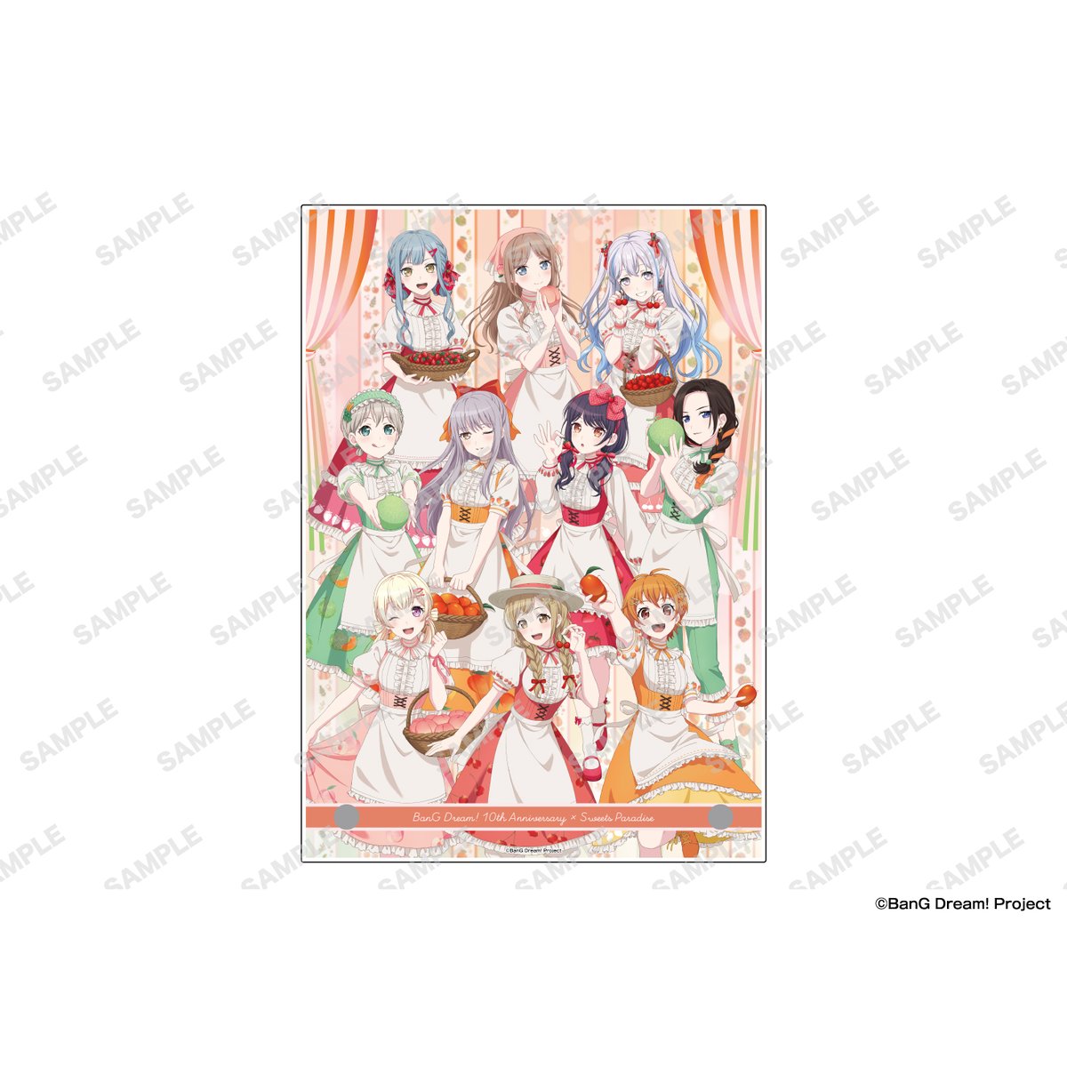 BanG Dream!』× SWEETS PARADISE 🌟本日より事後通販スタート🌟 ＊販売