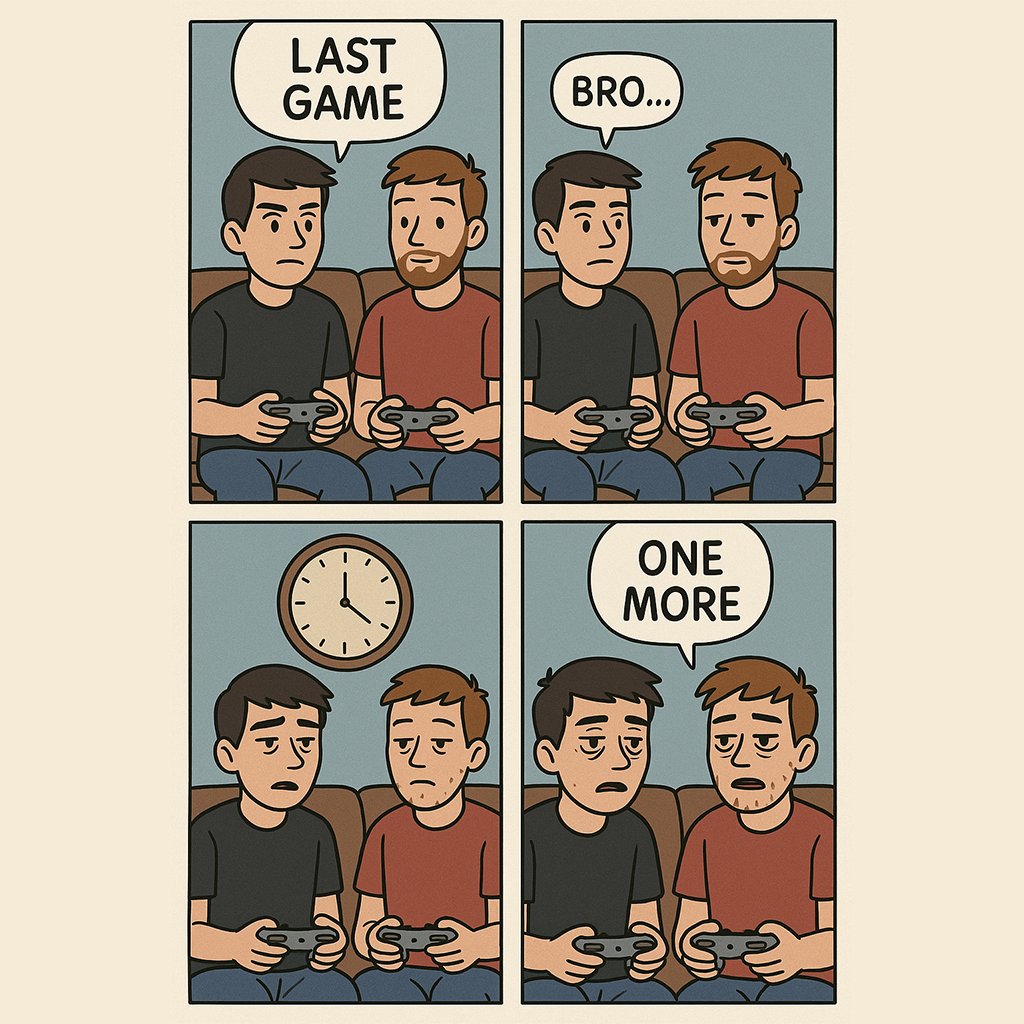 Last game’ they said...