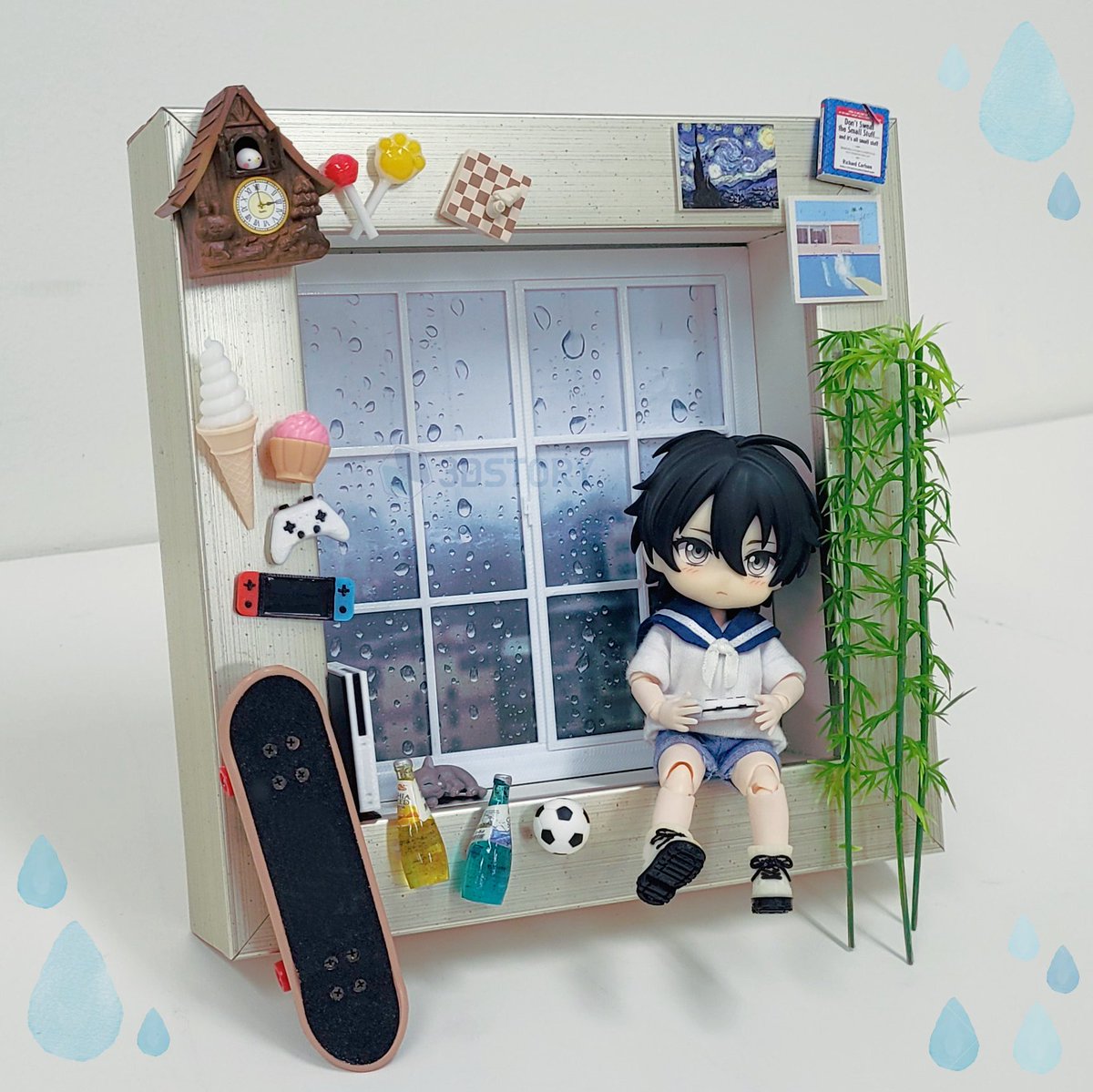 배경지를 바꾸거나 소품으로 다양한 분위기를 연출할 수 있는

🪟오비츠 장식 액자🪟

우중충 비 오는 날에는 실내에서 게임을 즐기는 컨셉도 잘 어울려요🌧️☔️🌧️

smartstore.naver.com/3dstory/produc…
#오비츠 #오비츠로이드 #넨비츠 #오비츠11 #오비츠장터 #룸박스