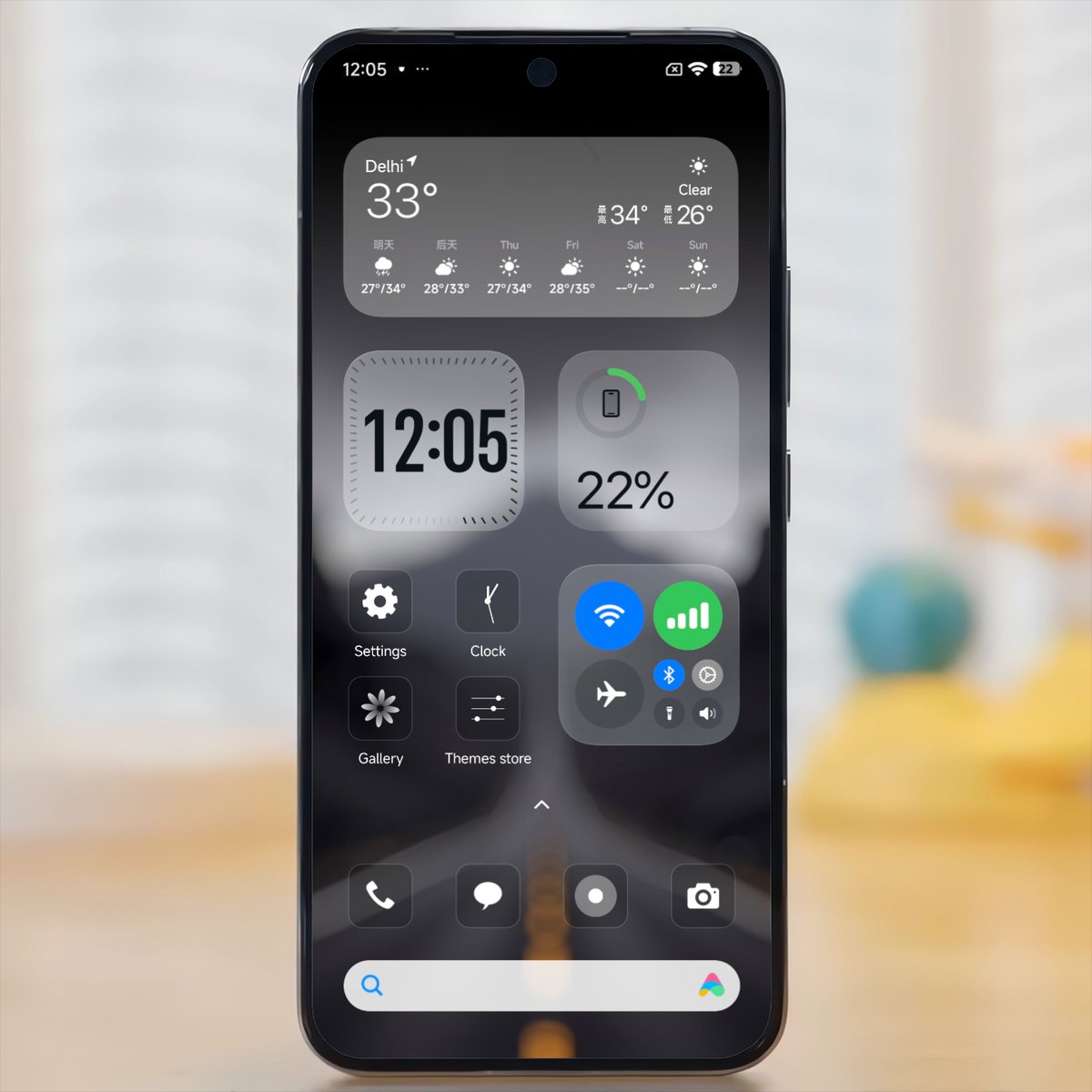 Xiaomi liquid glass effect 😜 #iOS26