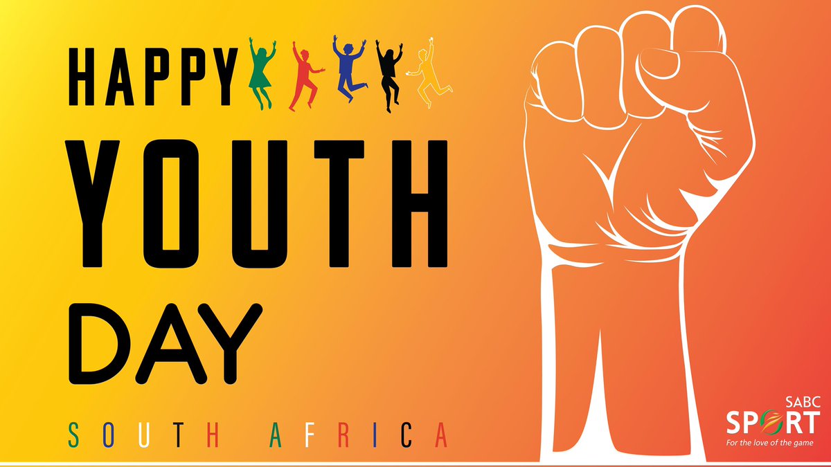 Happy Youth Day from SABC Sport 🇿🇦

Today we honour the courage of the past and celebrate the promise of South Africa’s youth.
#YouthDay #June16 #SABCSport