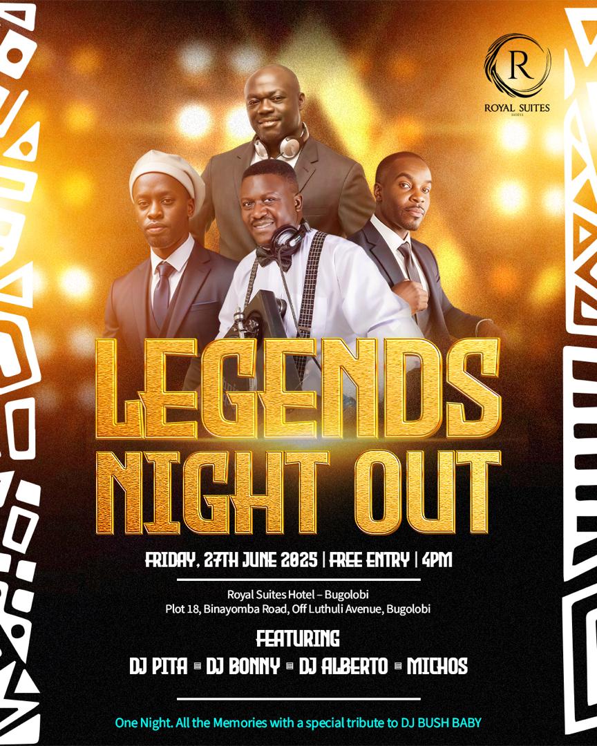 Friday 27th June the legends get together <a href="/RoyalSuitesKla/">Royal Suites Kampala</a> for some classic action