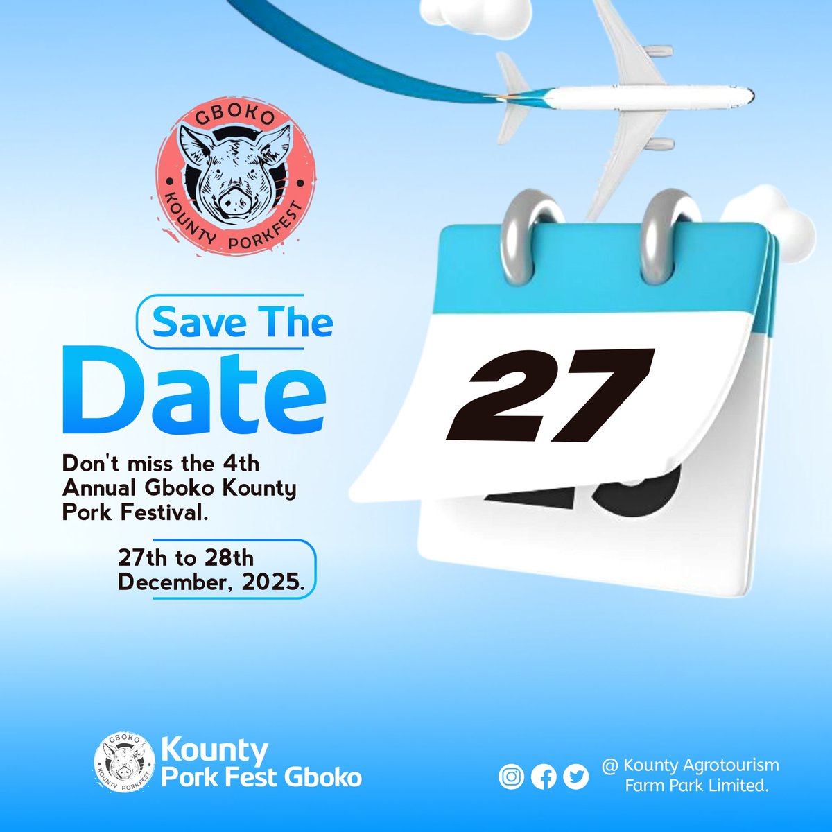 4th Edition <a href="/kountyPorkfest/">PorkFest Nigeria</a> dates released