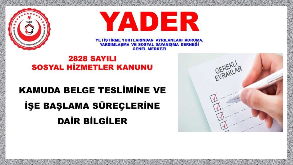 Değerli Kardeşlerim,

KAMUYA BELGE TESLİMİ HAKKINDA;

13.06.2025 tarihinde Kamuya Yerleşenler aşağıdaki web sitelerini ve atandıkları kurumun web sitesi DUYURULAR kısmını günlük takip etmeli!

Şimdiden hayırlı olsun.

Salih ÇETİN
YADER Genel Başkanı
👇
yader.org.tr/kamuya-belge-t…