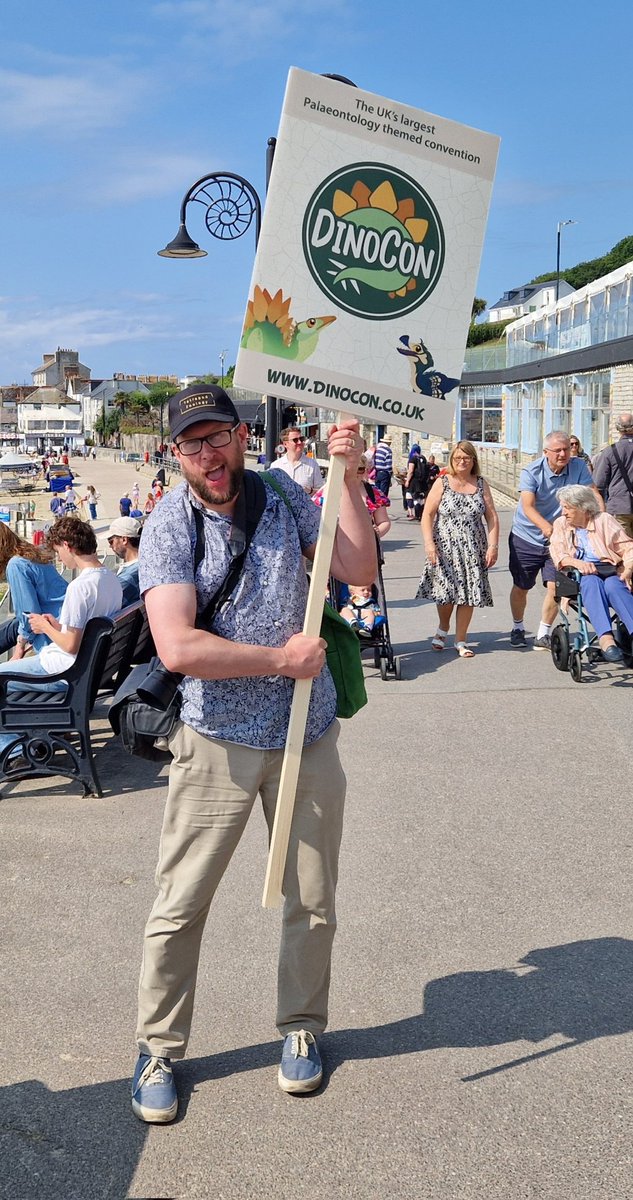 TetZoo's tweet image. Had a fantastic time at 2025 #LymeRegis #FossilFestival, still recovering. Didn&apos;t take enough photos! We did our fair share of #DinoCon promo :)