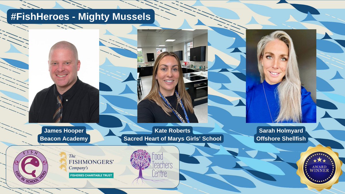 fish.heroes (@heroesfish) on Twitter photo 🌊 Mighty Mussels Award! 🌊
#FishHeroes are proud to celebrate those who’ve brought the story of sustainable seafood to life – from rope to plate!
👏 Huge congratulations to our inspiring winners:
James Hooper <a href="/Beacon_Academy/">Beacon Academy</a>
🥘 Turned mussels into a classroom sensation with 🌊 Mighty Mussels Award! 🌊
#FishHeroes are proud to celebrate those who’ve brought the story of sustainable seafood to life – from rope to plate!
👏 Huge congratulations to our inspiring winners:
James Hooper <a href="/Beacon_Academy/">Beacon Academy</a>
🥘 Turned mussels into a classroom sensation with
