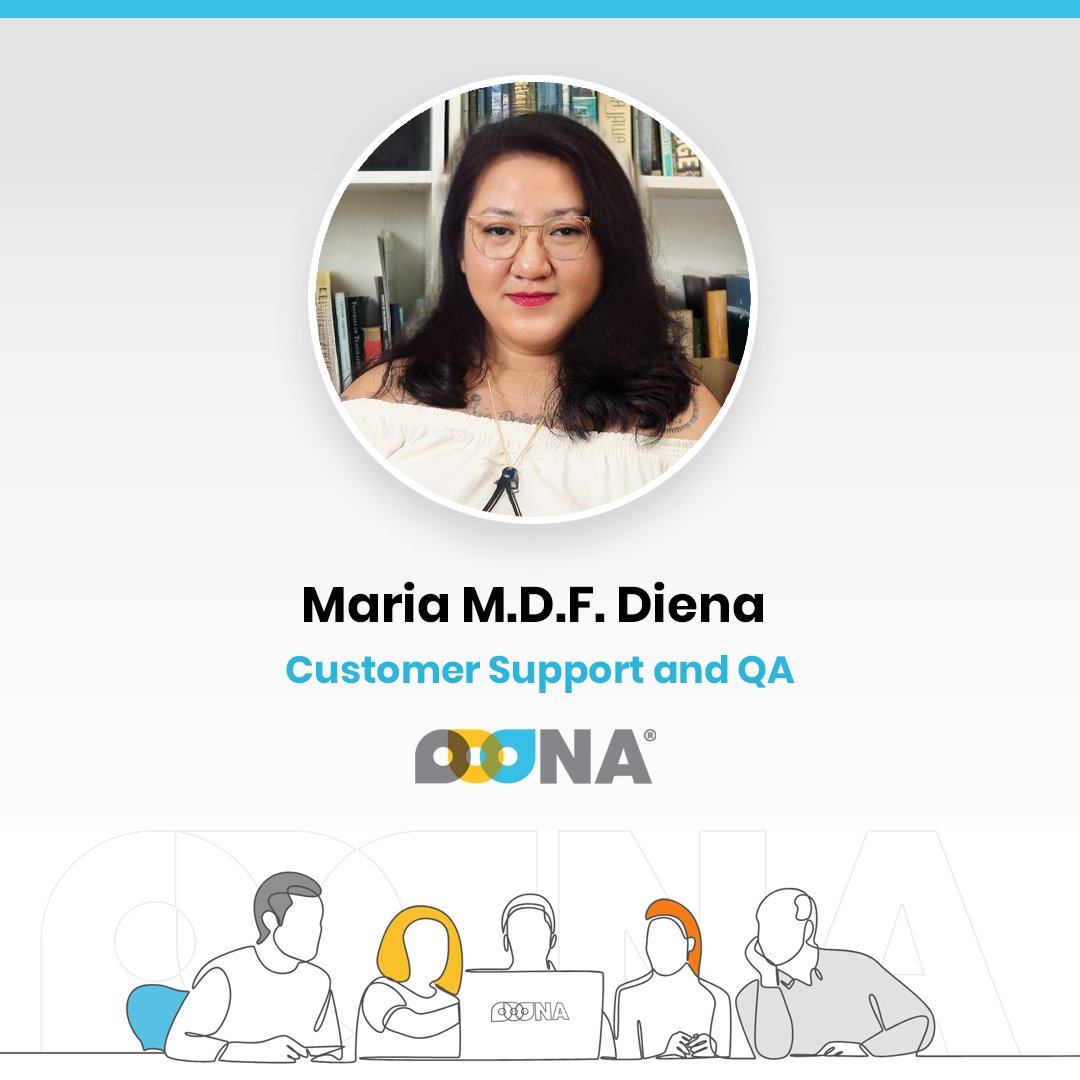 OOONA (@ooona13) on Twitter photo π Welcome aboard Maria M.D.F Diena, the newest addition to <a href="/Ooona13/">OOONA</a>'s Customer Support team! π
With her background in localization and audiovisual media, she brings expertise in linguistic guidelines, quality control processes, and localization strategies to the team. π Welcome aboard Maria M.D.F Diena, the newest addition to <a href="/Ooona13/">OOONA</a>'s Customer Support team! π
With her background in localization and audiovisual media, she brings expertise in linguistic guidelines, quality control processes, and localization strategies to the team.