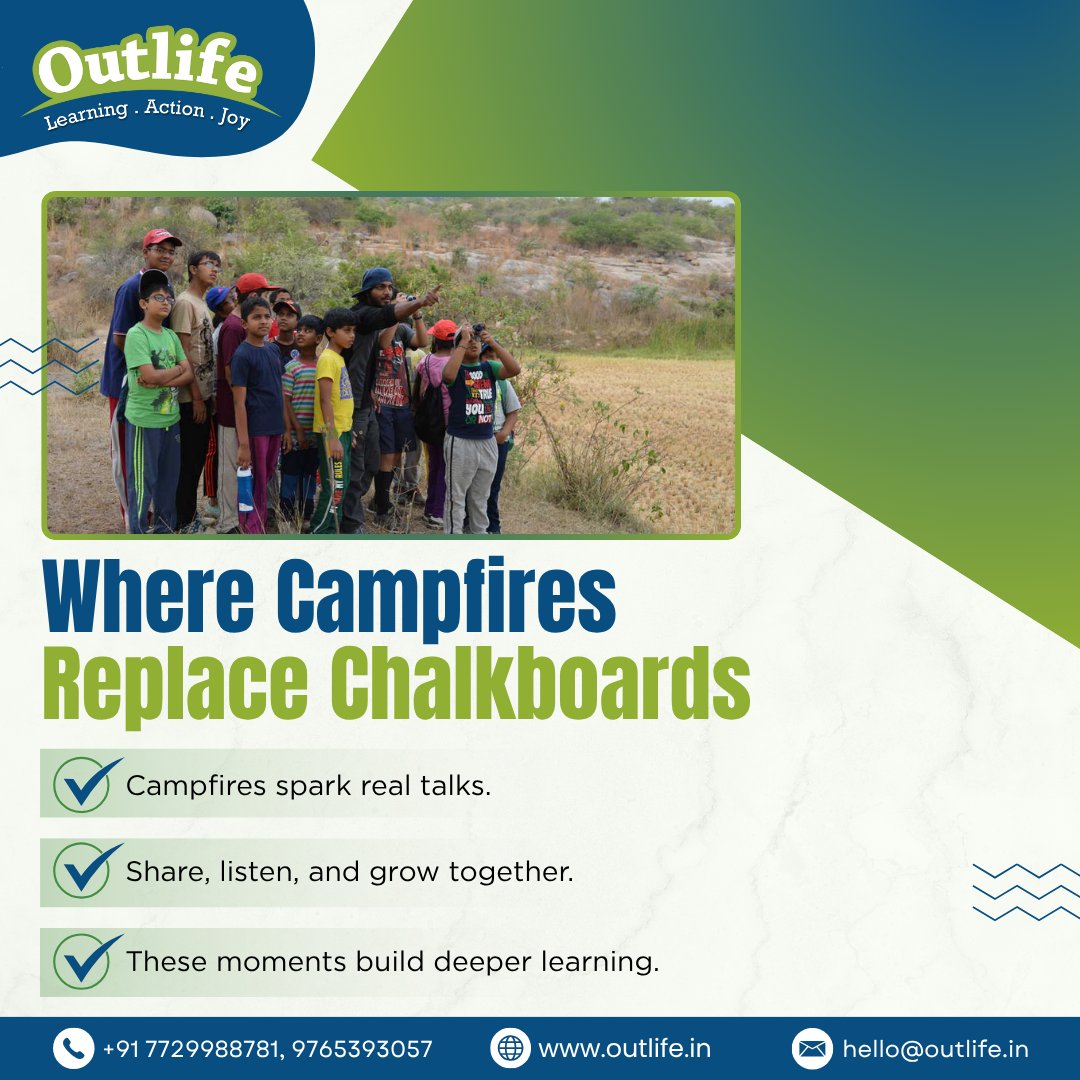 Outlife_in's tweet image. Grow Through Outdoor Challenges

Outlife makes learning exciting by combining outdoor adventure with real-life skills. Each challenge helps you grow in leadership, teamwork, and problem-solving.

#AdventureBasedLearning #NatureLearning #OutlifeAdventures #OutlifeOutboundTraining