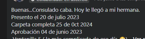 Patri (@patrirodrigz) on Twitter photo Uno de los tantos. <a href="/CGEspBsAires/">CGEspBuenosAires</a> este es el orden de incoación? Están notificando solic de julio 2023. <a href="/jmalbares/">José Manuel Albares</a> Ud. no se preguntaría que pasó con su exp? No merecería una rta? Es un destrato constante y nadie se hace cargo. <a href="/MAECgob/">Ministerio de Asuntos Exteriores, UE y Cooperación</a> <a href="/justiciagob/">Ministerio de la Presidencia, Justicia y R. Cortes</a> <a href="/DefensorPuebloE/">Defensor del Pueblo</a> <a href="/LeyMemoria/">Ley de memoria democratica.</a> Uno de los tantos. <a href="/CGEspBsAires/">CGEspBuenosAires</a> este es el orden de incoación? Están notificando solic de julio 2023. <a href="/jmalbares/">José Manuel Albares</a> Ud. no se preguntaría que pasó con su exp? No merecería una rta? Es un destrato constante y nadie se hace cargo. <a href="/MAECgob/">Ministerio de Asuntos Exteriores, UE y Cooperación</a> <a href="/justiciagob/">Ministerio de la Presidencia, Justicia y R. Cortes</a> <a href="/DefensorPuebloE/">Defensor del Pueblo</a> <a href="/LeyMemoria/">Ley de memoria democratica.</a>