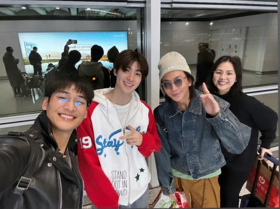 tilapiaamazon's tweet photo. @ThaiCrave This is not a recent trip. He traveled in secret with his boss/boyfriend in February last year for his birthday https://t.co/w9W8Duuejs