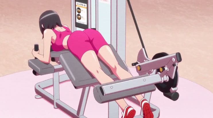 ダンベル何キロ持てる？（アニメ）のエロシーン4