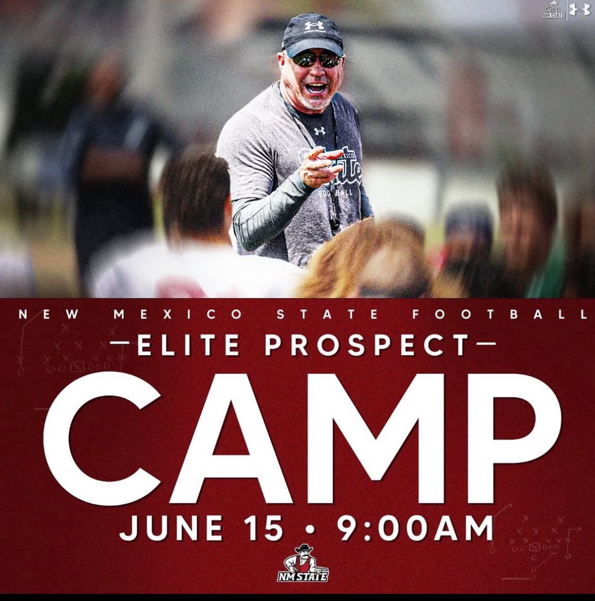 I had an amazing experience at the NMS football camp, I wanna thank my qbs coach and all the coaches for helping me at the position I love the most. I wanna  thank them giving me a chance to show what I got. I can’t wait for the 2025-2026 season to come and start grinding.