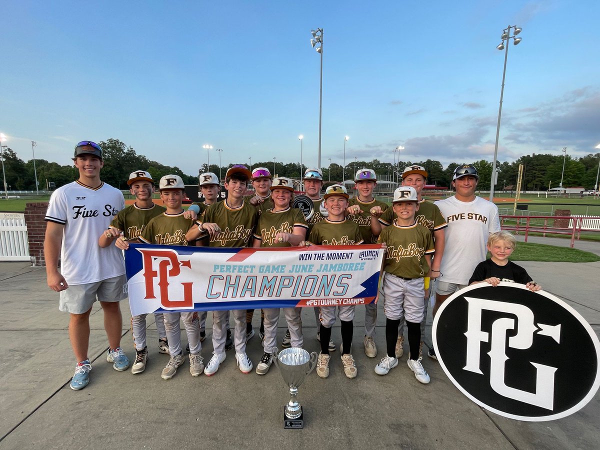 13u AA - PG June Jamboree
🏆 𝗖𝗵𝗮𝗺𝗽𝘀: 5 Star VELO 12u - Black
🥈 𝗙𝗶𝗻𝗮𝗹𝗶𝘀𝘁𝘀: Knights National
🏅 𝗠𝗩𝗣: Lukas Green
🏅 𝗠𝗩𝗣𝗶𝘁𝗰𝗵𝗲𝗿: Jackson Guiltner

#snowdenbaseball #perfectgame