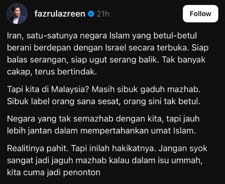 Satu je aku boleh pesan.
Kita sekarang zaman Fitnah dan tipu helah.

Deception after a deception curated by The Deceptor, Dajjal.

Macam tu je orang kita mula “lembut hati” dgn Syiah.