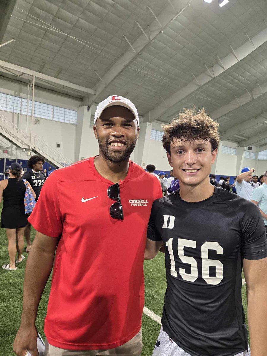 Great to compete at Duke today and connect with <a href="/CoachShaneMonty/">Shane Montgomery</a> <a href="/CoachMJohnson21/">Mike Johnson</a> <a href="/_JackBoyle/">Jack Boyle</a> <a href="/CoachEFranklin/">Eric Franklin</a>