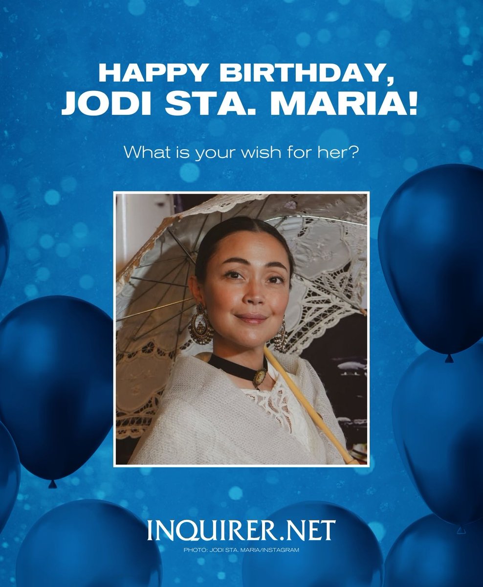 Grace, talent, and heart—happy birthday to Jodi Sta. Maria!