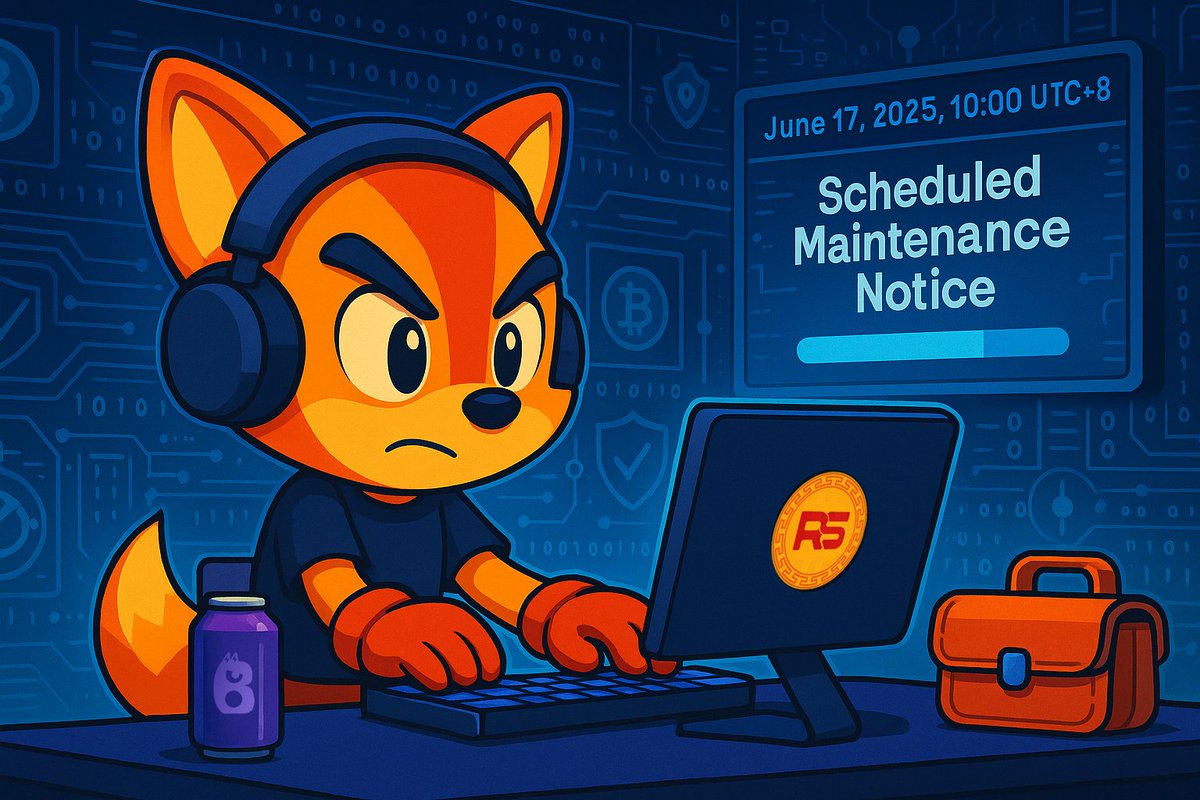RichSwap 🧧 (@richswap_ree) on Twitter photo 📢Scheduled Maintenance Notice
RichSwap maintenance, including REE upgrades, is scheduled for tomorrow, Tuesday, June 17, 2025, at 10:00 AM UTC+8, lasting ~1 hour. All services will pause during this time.
This will enhance REE’s security and performance, with RichSwap 📢Scheduled Maintenance Notice
RichSwap maintenance, including REE upgrades, is scheduled for tomorrow, Tuesday, June 17, 2025, at 10:00 AM UTC+8, lasting ~1 hour. All services will pause during this time.
This will enhance REE’s security and performance, with RichSwap