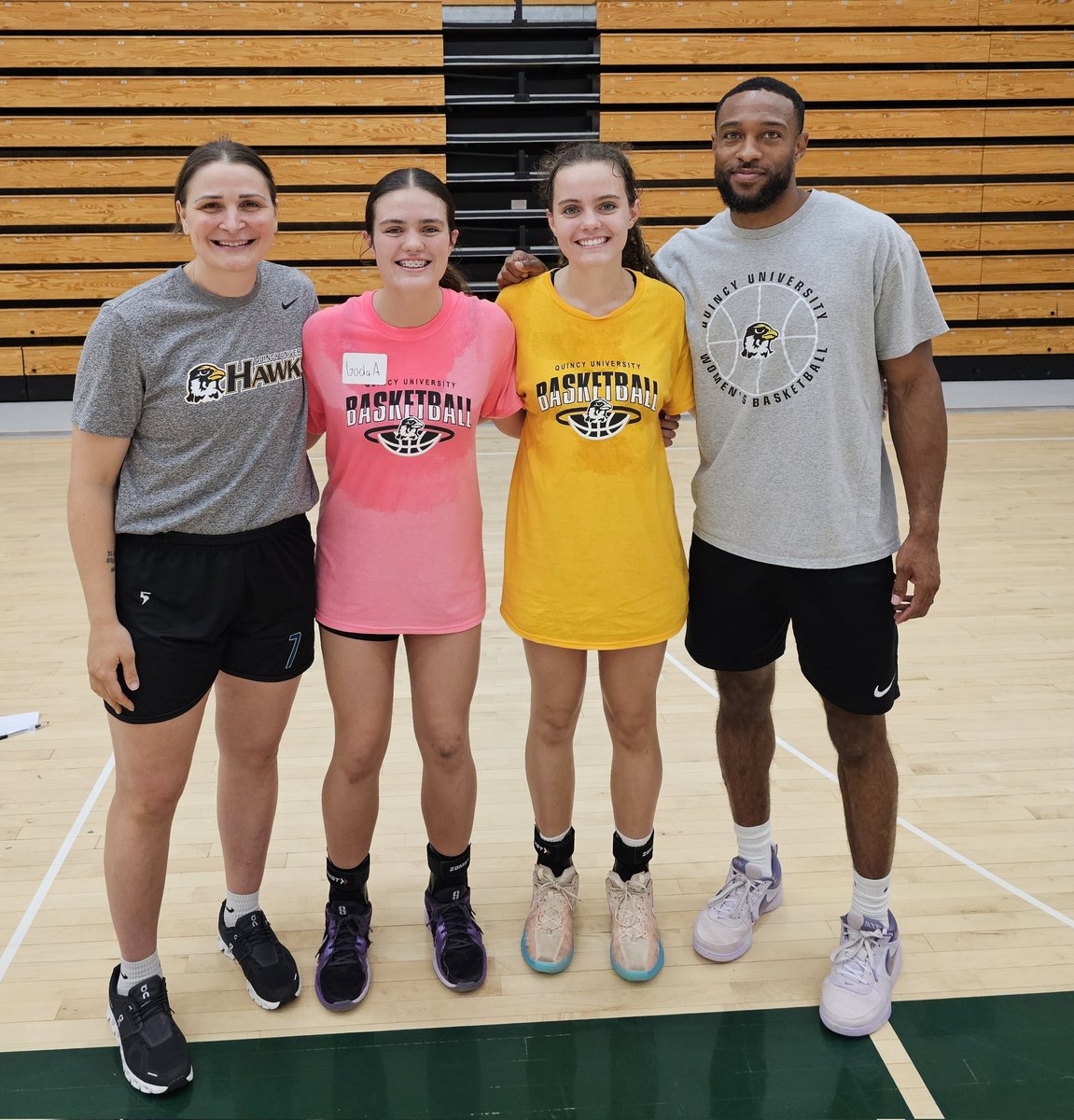 Laura Arstikaitis (@lauraarstikaits) on Twitter photo Me and <a href="/Godaars09/">Goda</a> had a great day at Quincy University Elite camp today! BIG thanks to Coaches Ali and Coach Courtney <a href="/258Mentality/">Mr. and Mrs. 25/8</a> and <a href="/QUHawksWBB/">QU Women's Basketball</a> for a productive day at camp. It was a good workout and had lots of tough competition. <a href="/lthsgirlshoops/">Lockport Township Girls Basketball</a> <a href="/pinkeliteclub/">pinkelitebasketball</a> Me and <a href="/Godaars09/">Goda</a> had a great day at Quincy University Elite camp today! BIG thanks to Coaches Ali and Coach Courtney <a href="/258Mentality/">Mr. and Mrs. 25/8</a> and <a href="/QUHawksWBB/">QU Women's Basketball</a> for a productive day at camp. It was a good workout and had lots of tough competition. <a href="/lthsgirlshoops/">Lockport Township Girls Basketball</a> <a href="/pinkeliteclub/">pinkelitebasketball</a>
