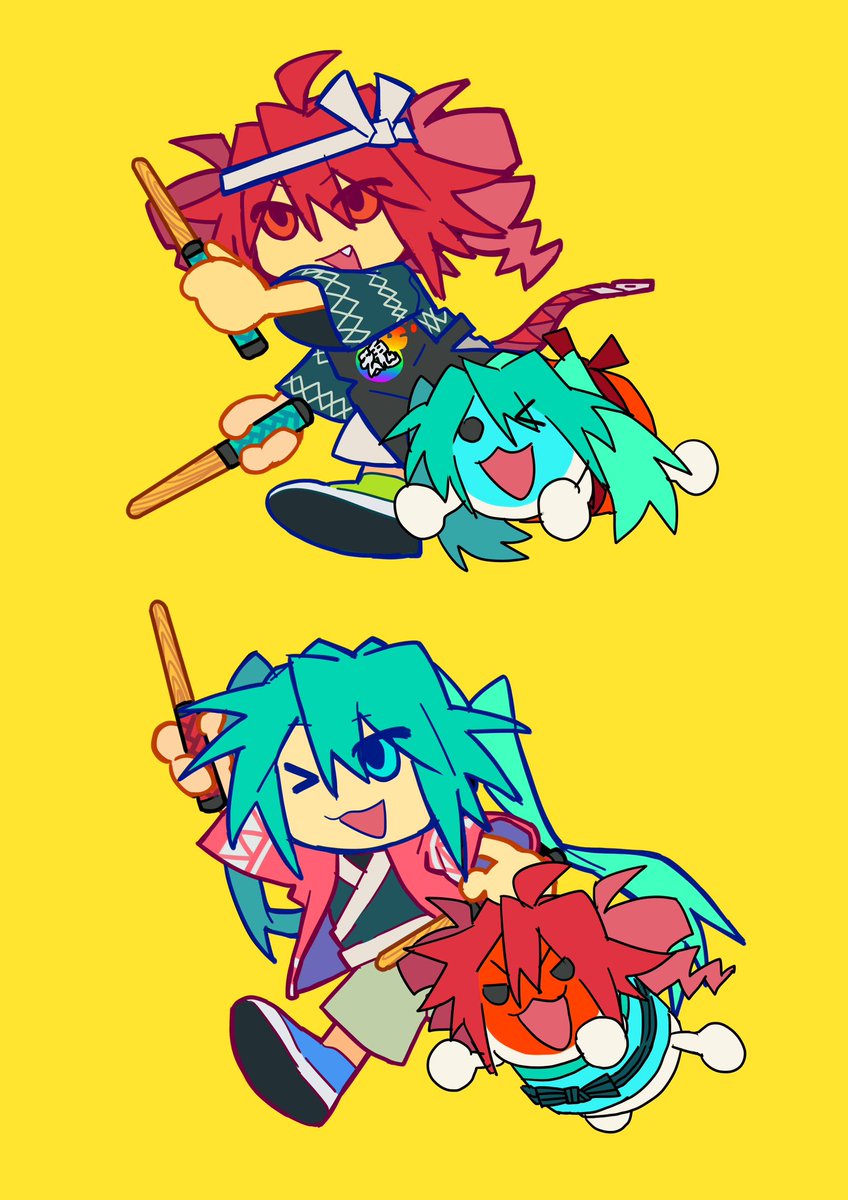 太鼓葱钻

#初音ミク #重音テト #ネギドリル