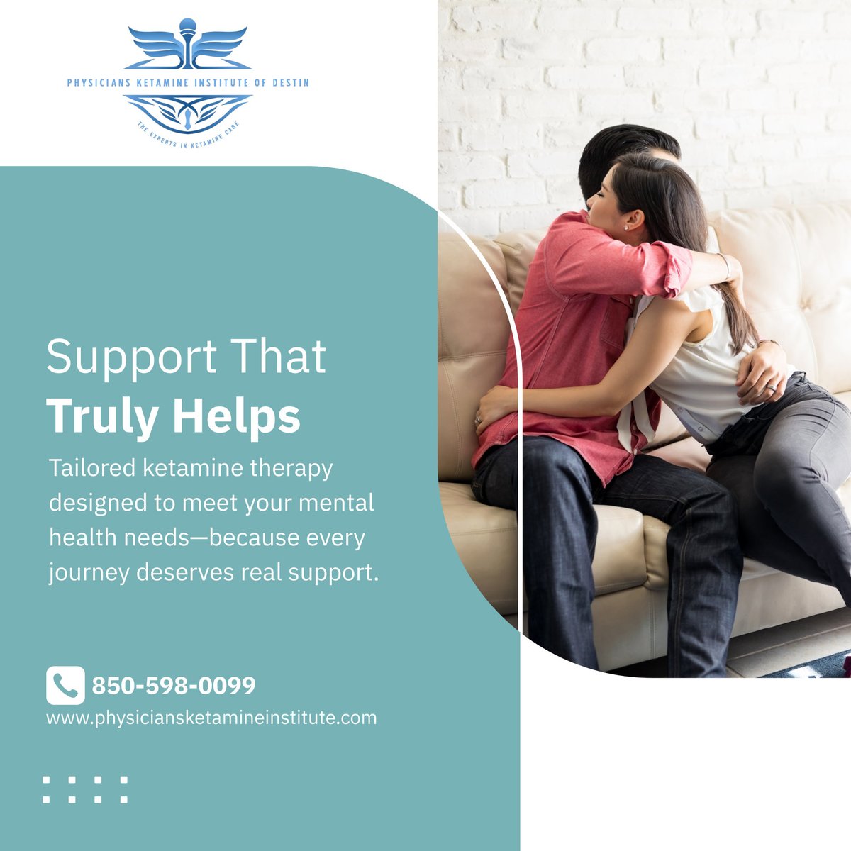 PkiofDestin's tweet photo. Mental health is personal. So are our plans. We stay by your side through the ups and downs and tailor ketamine therapy for your needs. Let’s move toward a brighter place—together.  

#DestinFL #KetamineClinic #CompassionateCare https://t.co/2tTDblYzhk