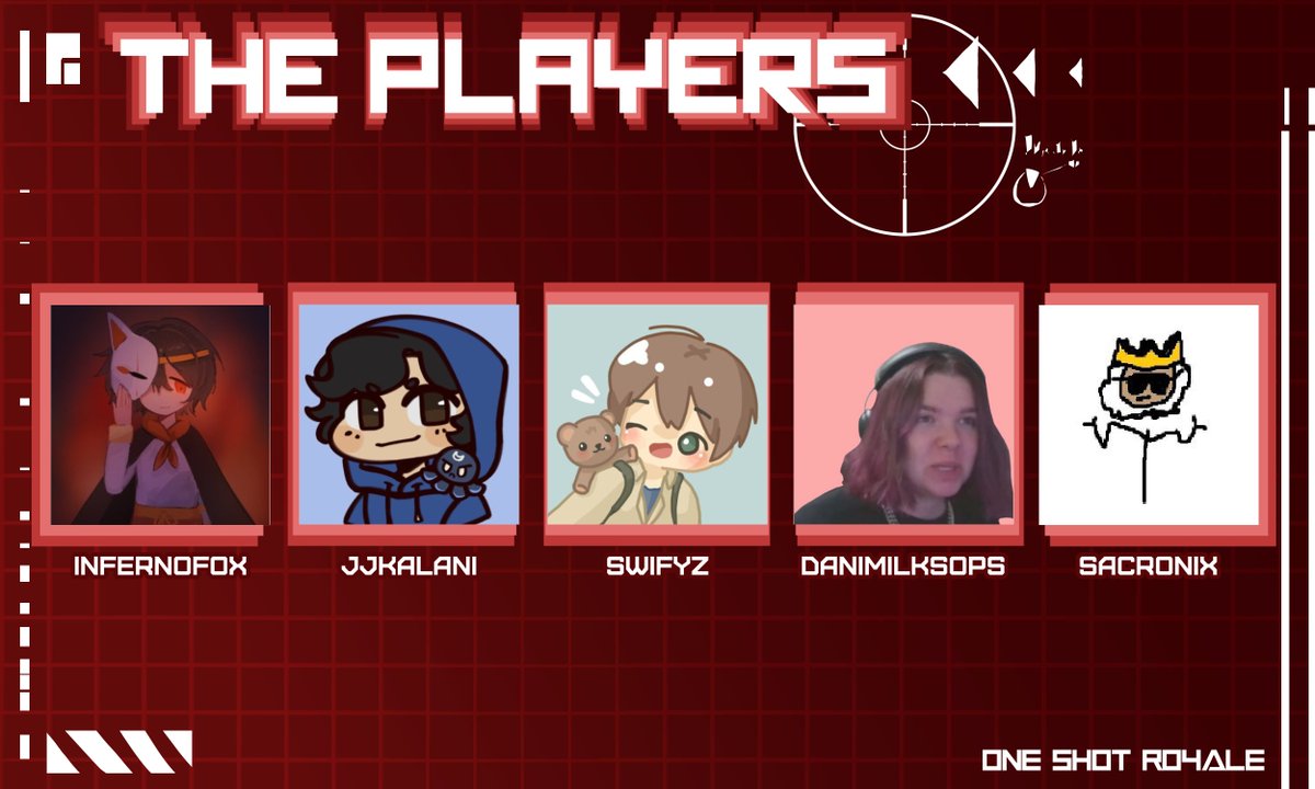 Streamers Against Cancer (@streams4sarcoma) on Twitter photo Announcing the 3rd batch of players!
<a href="/infernofox1234/">Inferno</a> <a href="/JJKALANI_/">JJ | JJKALANI</a> <a href="/OfficialSwifyz/">Swifyz</a> <a href="/DaniMilksops/">Dani Milksops ๐ฅ</a> <a href="/SacronixTV/">SacronixTV</a>
Only one has what it takes to win, watch them compete in Streamers Against Cancer x <a href="/OneShotRoyale/">One Shot Royale</a> on July 19th at 12pm EST / 5pm BST! Announcing the 3rd batch of players!
<a href="/infernofox1234/">Inferno</a> <a href="/JJKALANI_/">JJ | JJKALANI</a> <a href="/OfficialSwifyz/">Swifyz</a> <a href="/DaniMilksops/">Dani Milksops ๐ฅ</a> <a href="/SacronixTV/">SacronixTV</a>
Only one has what it takes to win, watch them compete in Streamers Against Cancer x <a href="/OneShotRoyale/">One Shot Royale</a> on July 19th at 12pm EST / 5pm BST!