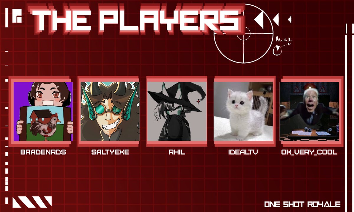 Streamers Against Cancer (@streams4sarcoma) on Twitter photo Announcing the 4th batch of players!
<a href="/bradenrds/">braden๐ฆ</a> <a href="/SALTYexe_/">Salty ๐ซ Commissions Open!</a> <a href="/rhilistic/">rhilistic | little box assassin</a> IdealTV <a href="/Okverycool5567/">Ok_vey_cool</a>
Only one has what it takes to win, watch them compete in Streamers Against Cancer x <a href="/OneShotRoyale/">One Shot Royale</a> on July 19th at 12pm EST / 5pm BST! Announcing the 4th batch of players!
<a href="/bradenrds/">braden๐ฆ</a> <a href="/SALTYexe_/">Salty ๐ซ Commissions Open!</a> <a href="/rhilistic/">rhilistic | little box assassin</a> IdealTV <a href="/Okverycool5567/">Ok_vey_cool</a>
Only one has what it takes to win, watch them compete in Streamers Against Cancer x <a href="/OneShotRoyale/">One Shot Royale</a> on July 19th at 12pm EST / 5pm BST!