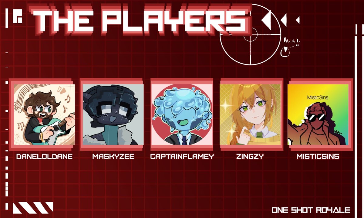 Streamers Against Cancer (@streams4sarcoma) on Twitter photo Announcing the 6th batch of players!
<a href="/daneloldane_/">daneloldane</a> <a href="/maskyzee/">Masky๐๐ป</a> <a href="/CaptainFlamey/">Captain Flamey</a> <a href="/Z1ngzy/">Zingzy</a> <a href="/MisticSins/">MisticSins (COMMS OPEN)</a>
Only one has what it takes to win, watch them compete in Streamers Against Cancer x <a href="/OneShotRoyale/">One Shot Royale</a> on July 19th at 12pm EST / 5pm BST! Announcing the 6th batch of players!
<a href="/daneloldane_/">daneloldane</a> <a href="/maskyzee/">Masky๐๐ป</a> <a href="/CaptainFlamey/">Captain Flamey</a> <a href="/Z1ngzy/">Zingzy</a> <a href="/MisticSins/">MisticSins (COMMS OPEN)</a>
Only one has what it takes to win, watch them compete in Streamers Against Cancer x <a href="/OneShotRoyale/">One Shot Royale</a> on July 19th at 12pm EST / 5pm BST!