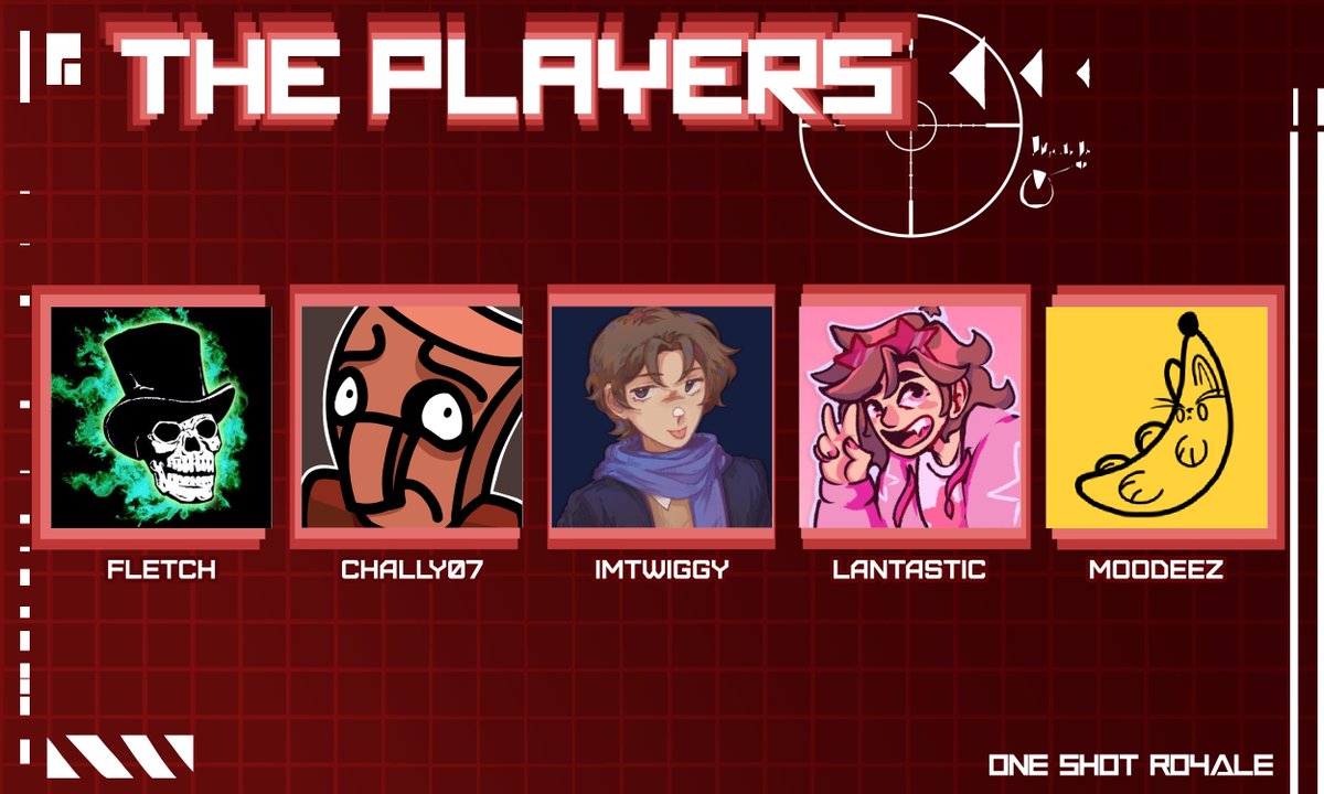 Streamers Against Cancer (@streams4sarcoma) on Twitter photo Announcing the 9th batch of players!
<a href="/FletchaYaBetcha/">Fletchayabetcha</a> <a href="/CHALLY071515/">CHALLY07</a> <a href="/imtwiggyy/">ImTwiggy๐ซ</a> <a href="/Lantastic/">Lantastic</a> <a href="/m00deez/">Moody</a>
Only one has what it takes to win, watch them compete in Streamers Against Cancer x <a href="/OneShotRoyale/">One Shot Royale</a> on July 19th at 12pm EST / 5pm BST! Announcing the 9th batch of players!
<a href="/FletchaYaBetcha/">Fletchayabetcha</a> <a href="/CHALLY071515/">CHALLY07</a> <a href="/imtwiggyy/">ImTwiggy๐ซ</a> <a href="/Lantastic/">Lantastic</a> <a href="/m00deez/">Moody</a>
Only one has what it takes to win, watch them compete in Streamers Against Cancer x <a href="/OneShotRoyale/">One Shot Royale</a> on July 19th at 12pm EST / 5pm BST!