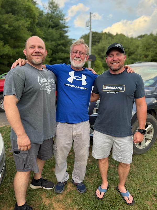 Happy father's day to my dad,my grandpa, and my uncles... uncle Jonathan isn't in the picture, he had to work...