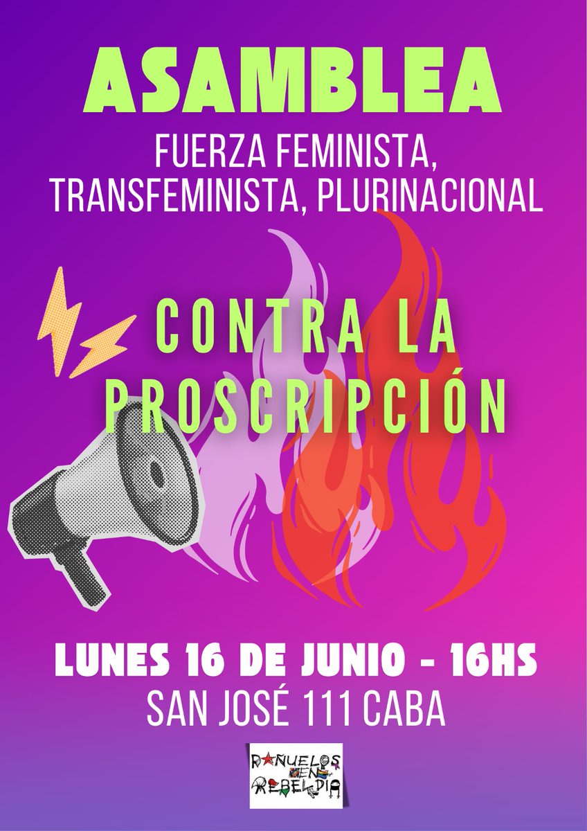 Asamblea Feminista contra la proscripcion.